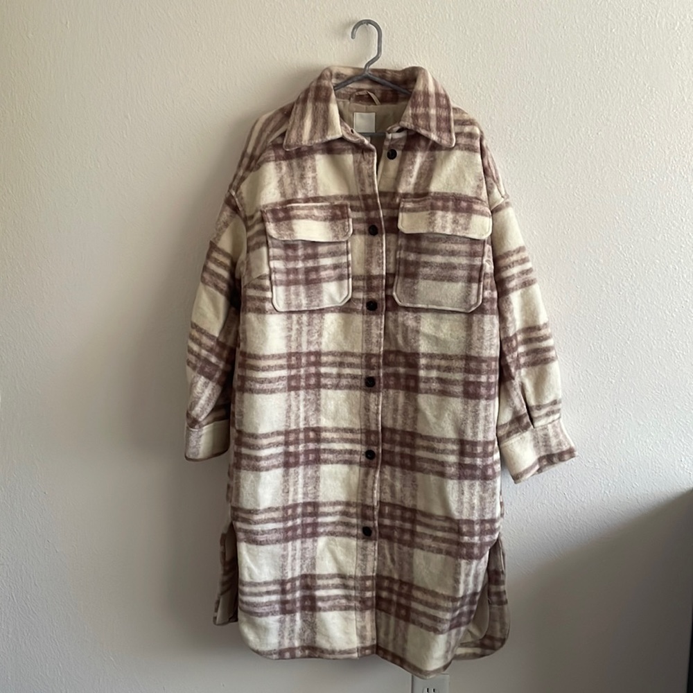 H&M Plaid Shacket